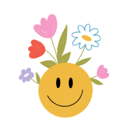 tutti-happy-smiley-with-flowers-to-symbolise-good-mental-health 1